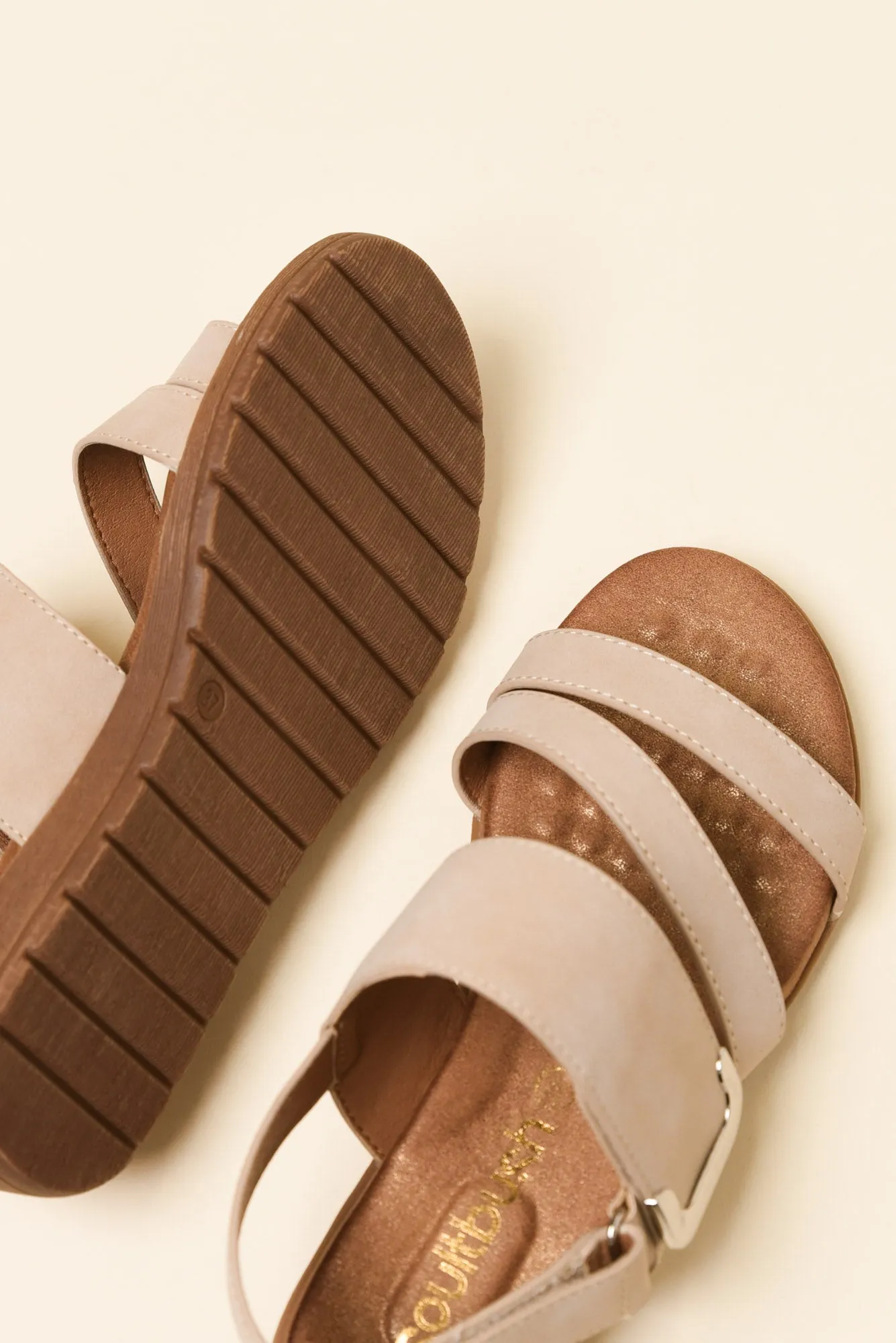 Flinders Beige Velcro Sandal sold by Blue Bungalow product image thumbnail 3