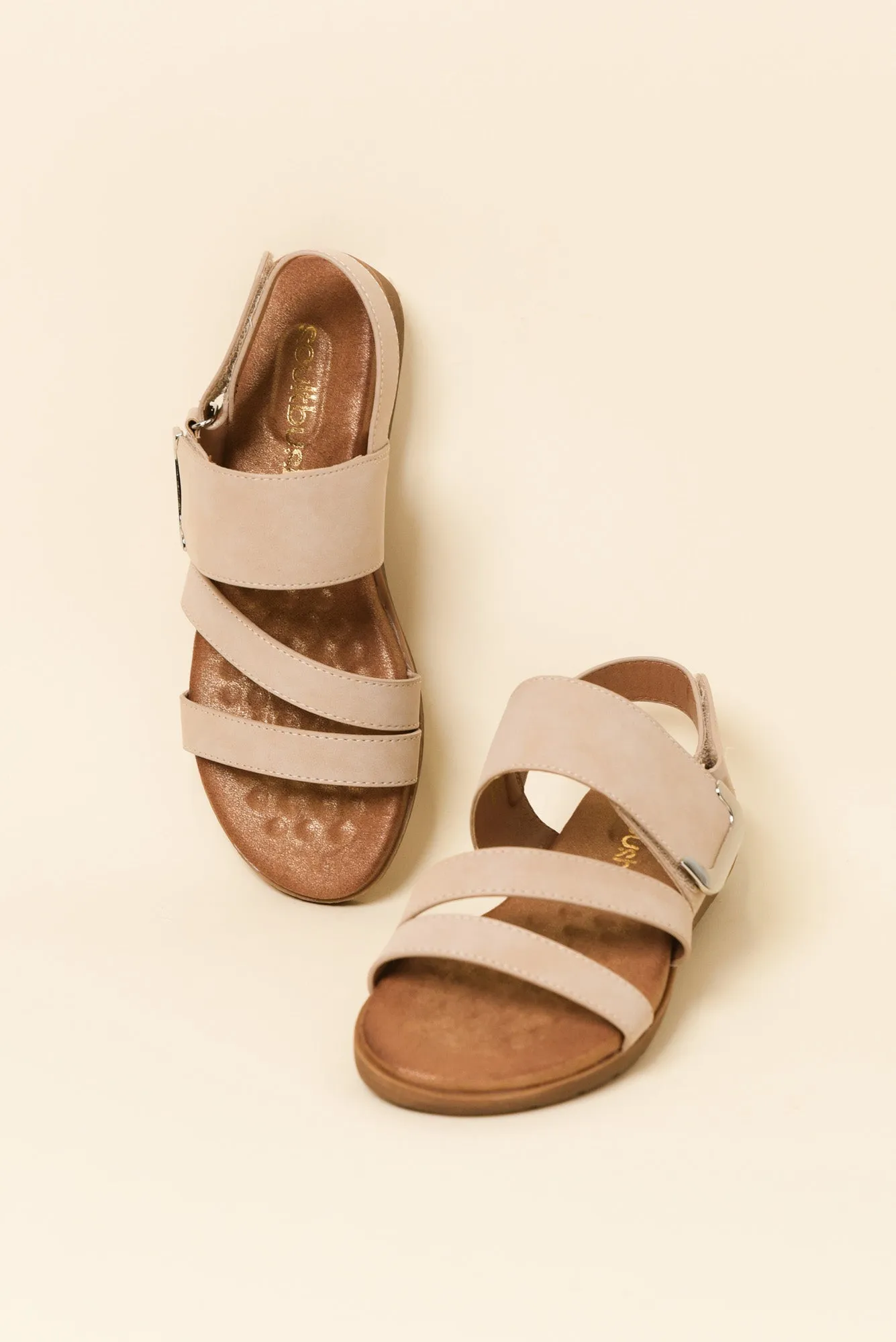Flinders Beige Velcro Sandal sold by Blue Bungalow product image thumbnail 2