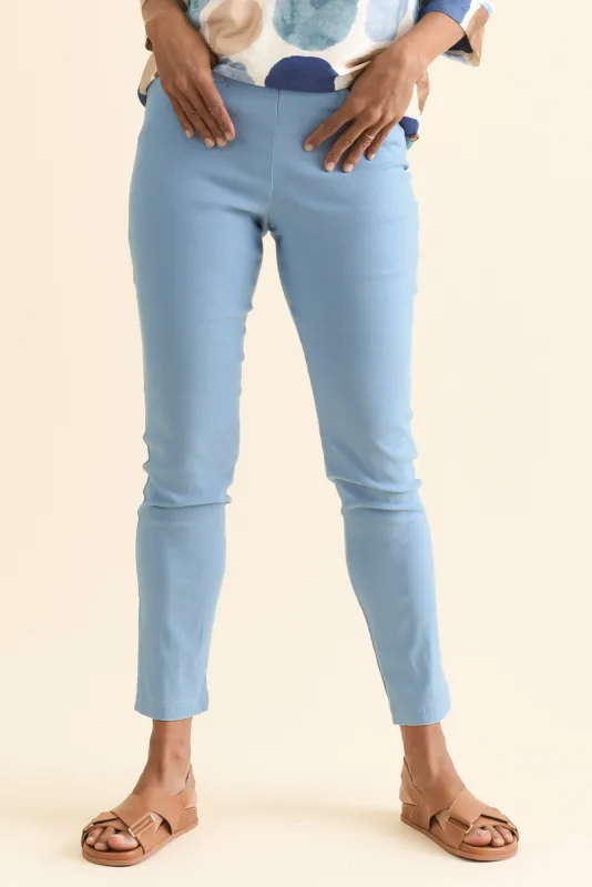 Giselle Blue Stretch Pants sold by Blue Bungalow