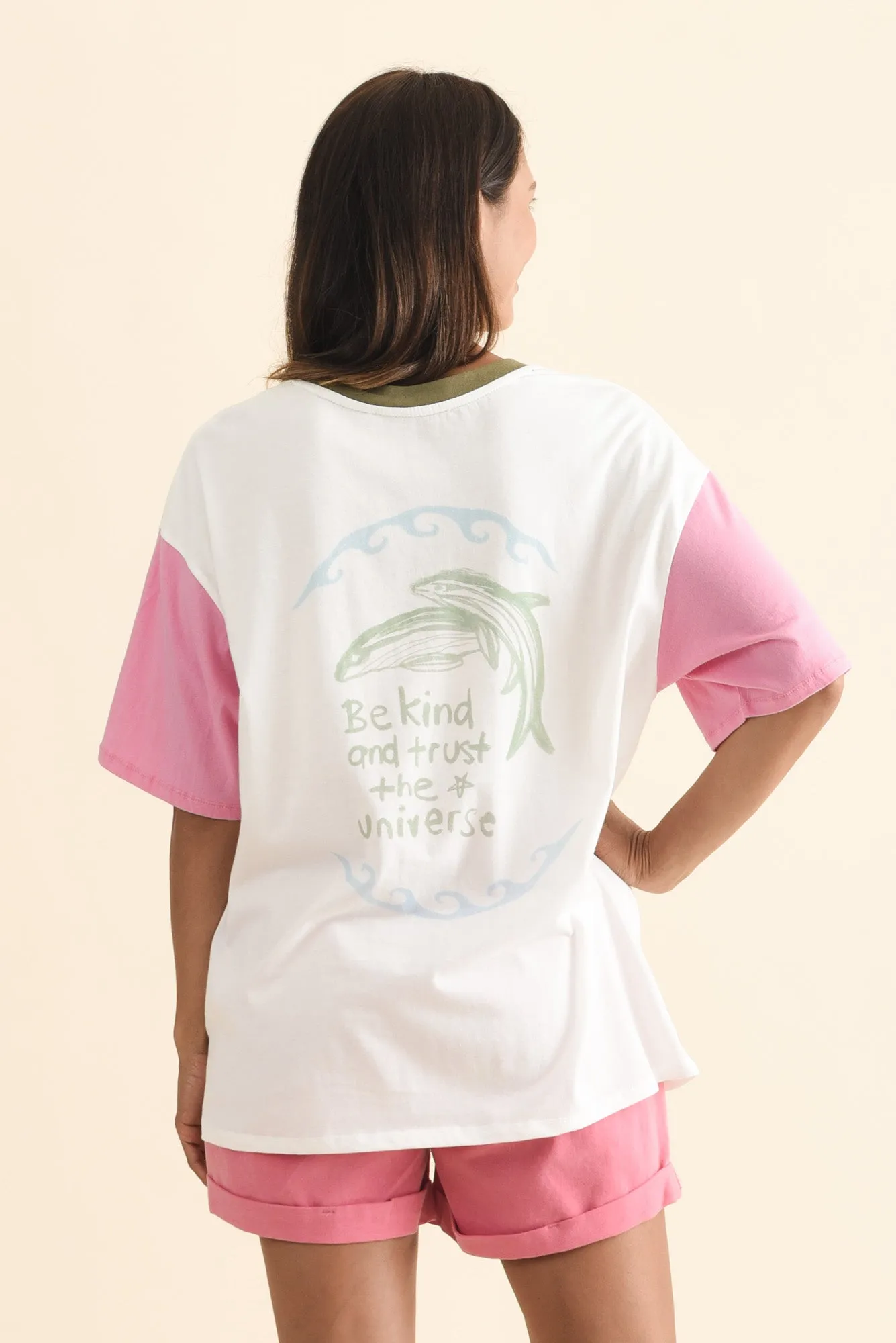 Bananas Bahamas White Cotton Tee sold by Blue Bungalow product image thumbnail 4