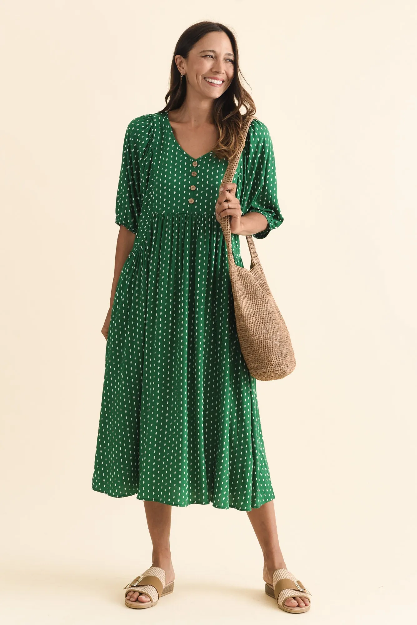 Nolte Green Dash Pocket Dress sold by Blue Bungalow product image thumbnail 2