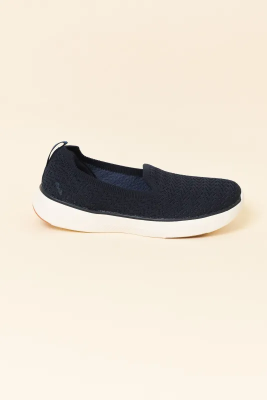 Bliss Walk Navy Knit Loafer sold by Blue Bungalow