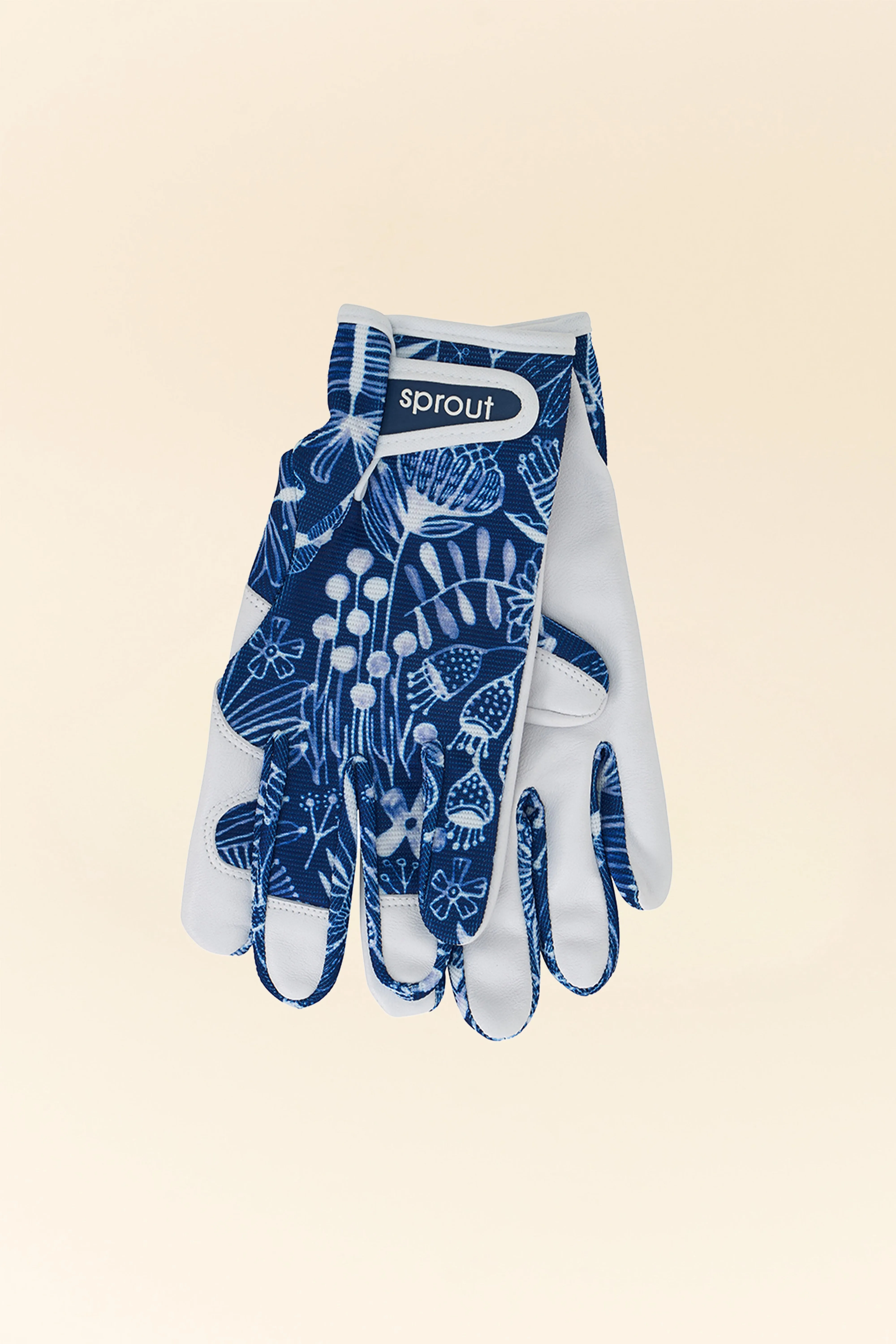 Vera Navy Natives Goatskin Garden Gloves sold by Blue Bungalow product image thumbnail 2