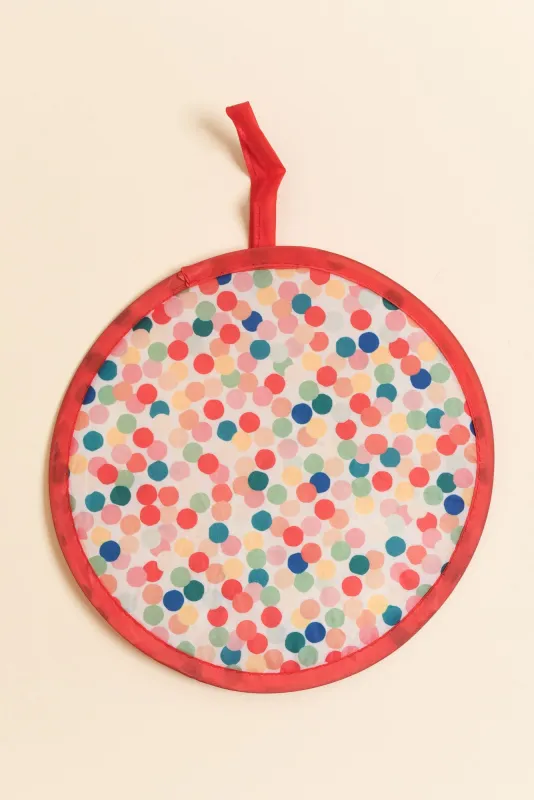Remi Orange Confetti Twist Fan made by Blue Bungalow