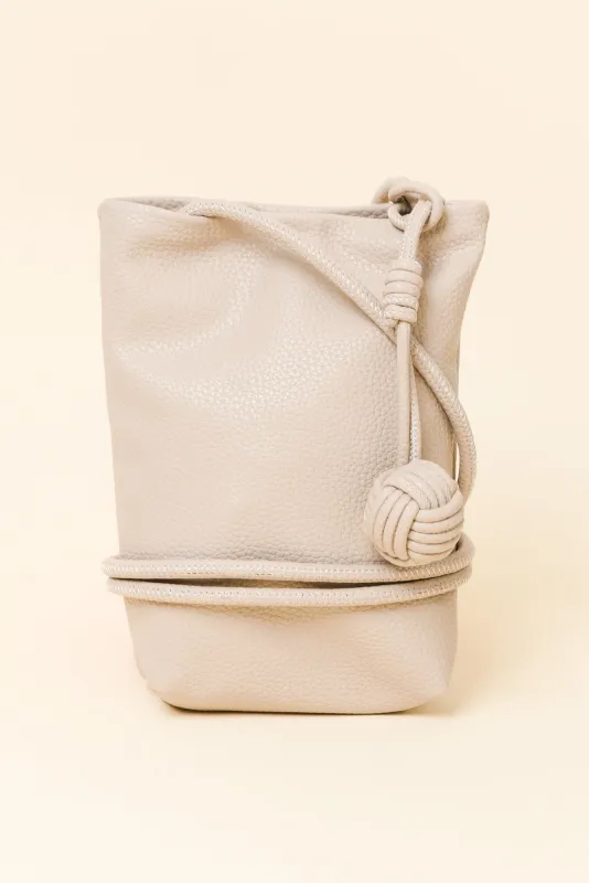 Jimmy Taupe Crossbody Bag sold by Blue Bungalow