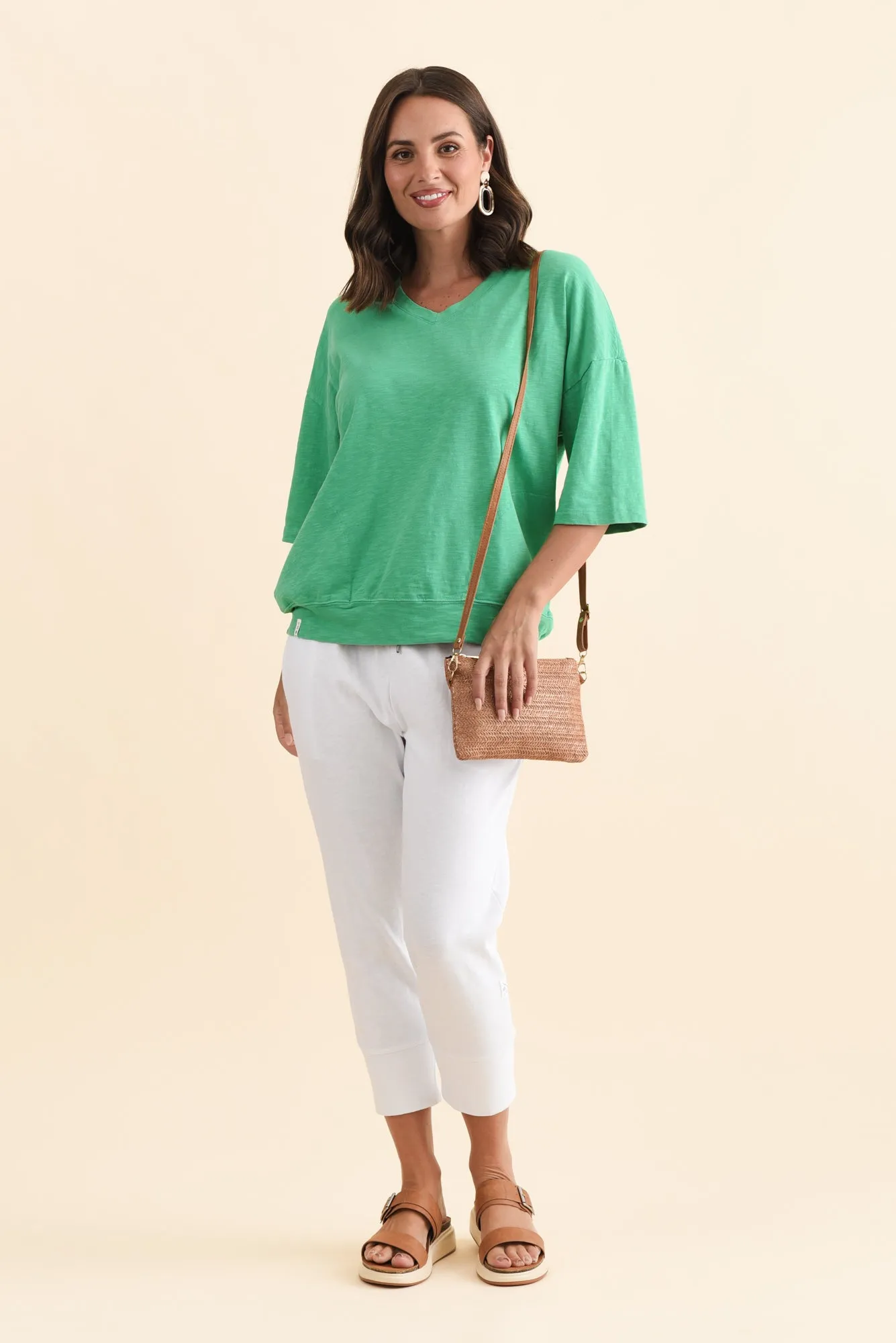 Mazie Jade Cotton V Neck Sweat sold by Blue Bungalow product image thumbnail 2