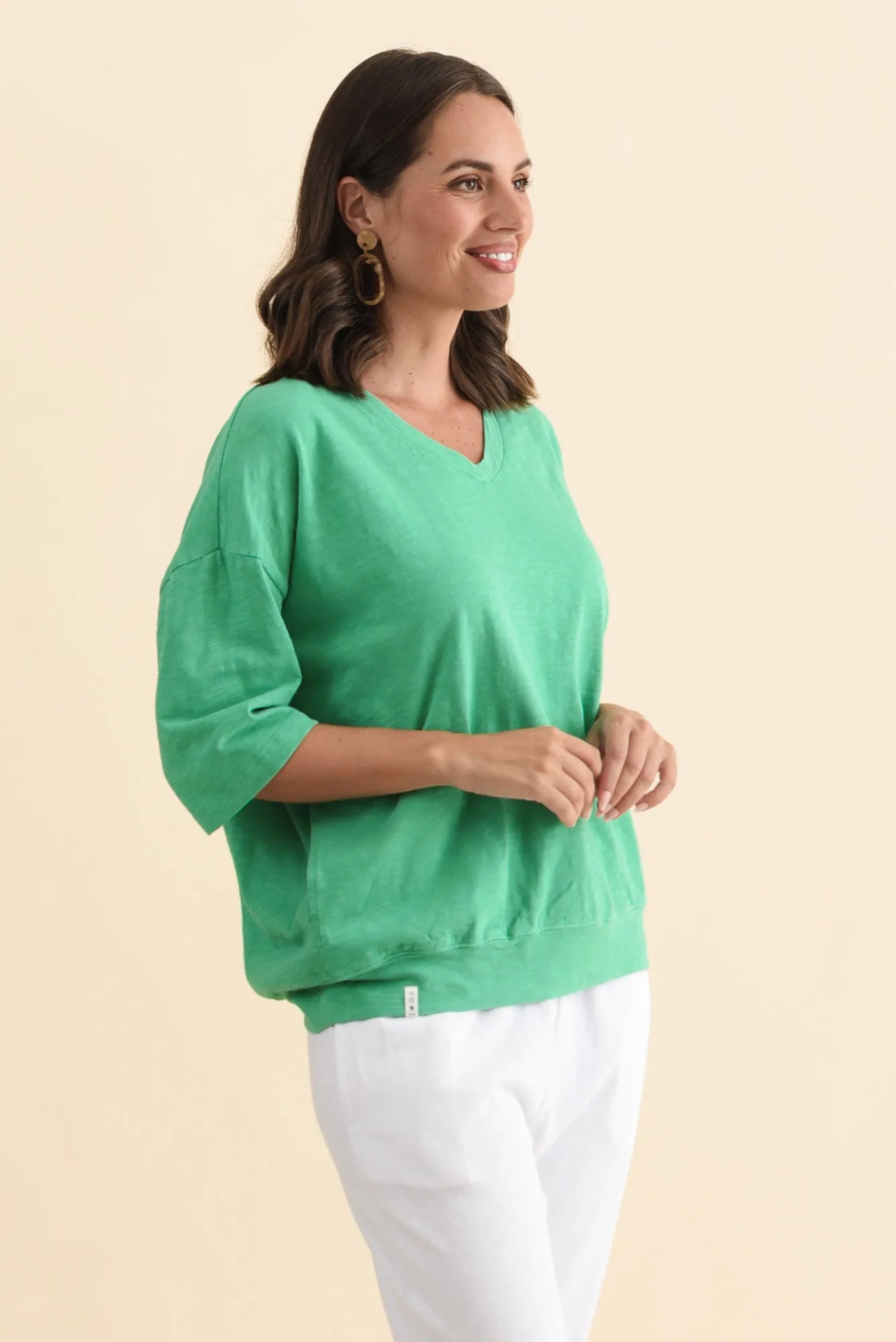 Mazie Jade Cotton V Neck Sweat sold by Blue Bungalow product image thumbnail 3