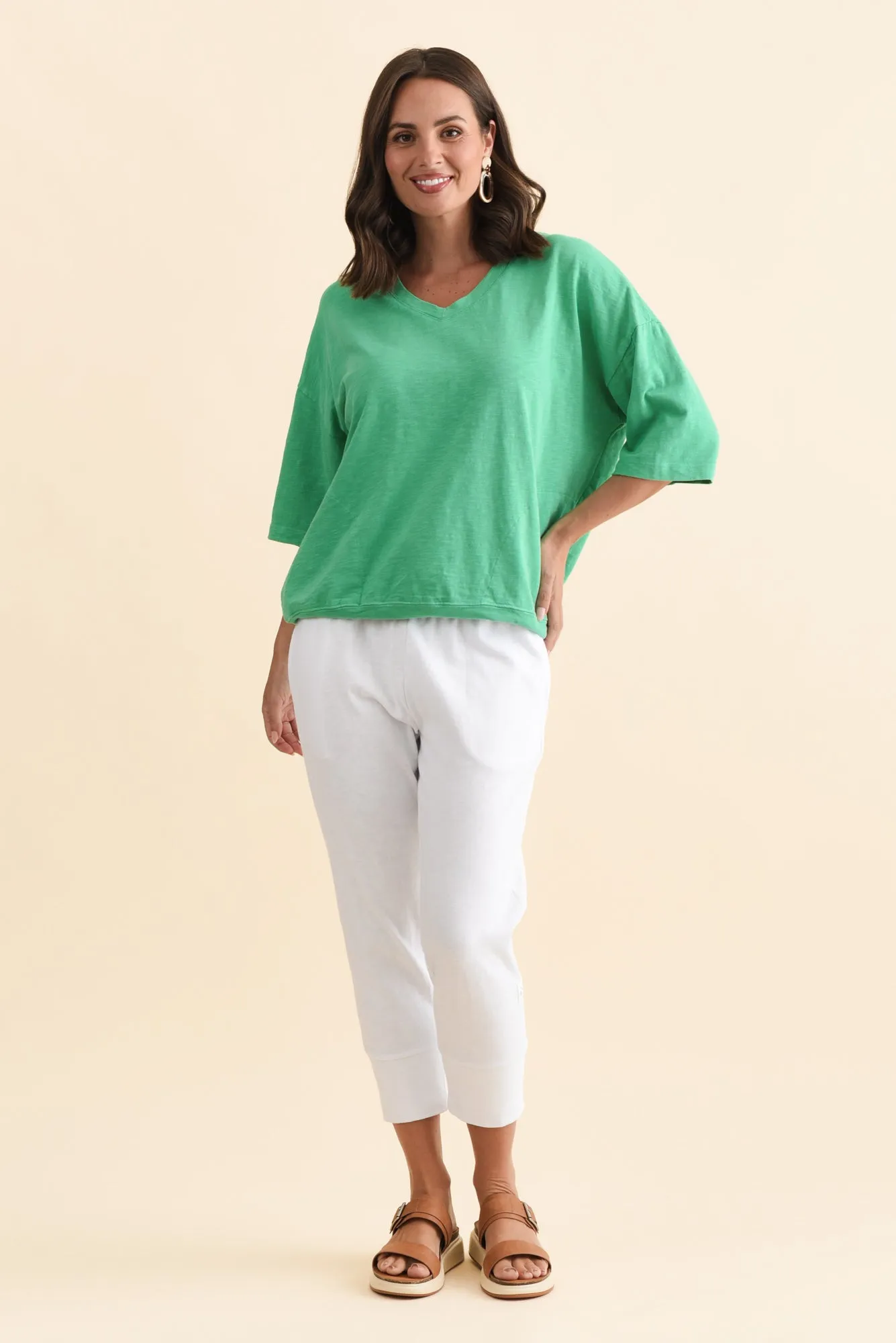 Mazie Jade Cotton V Neck Sweat sold by Blue Bungalow product image thumbnail 5