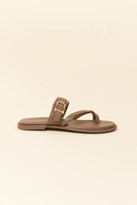 Kooning Taupe Buckle Slide sold by Blue Bungalow