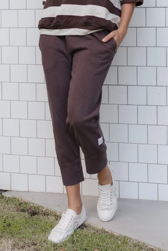 Fundamental Brunch Dark Brown Cotton Pants sold by Blue Bungalow
