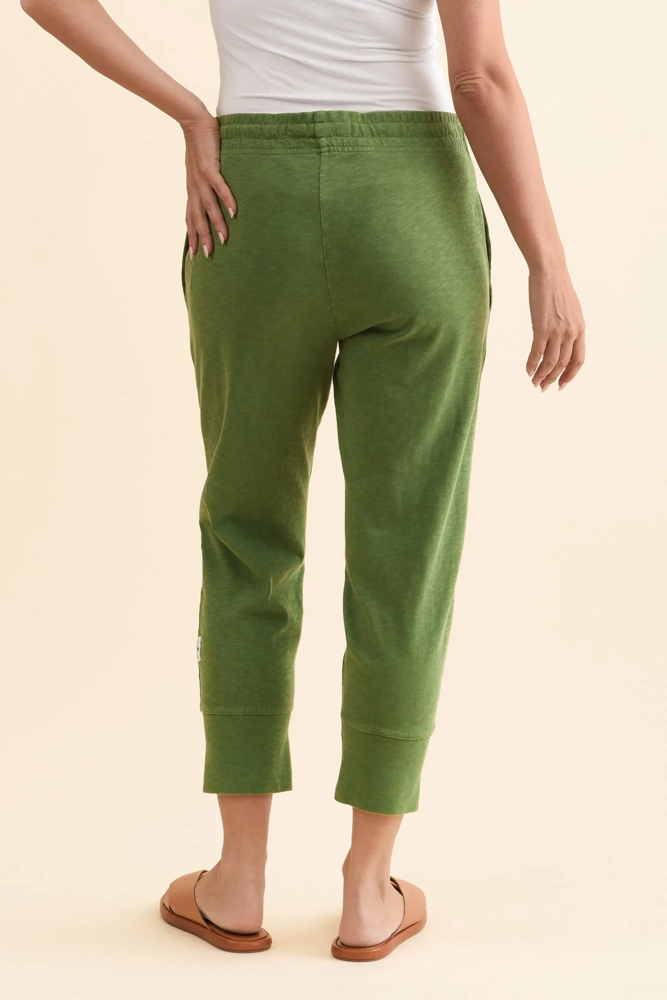 Fundamental Brunch Olive Cotton Pants sold by Blue Bungalow product image thumbnail 4