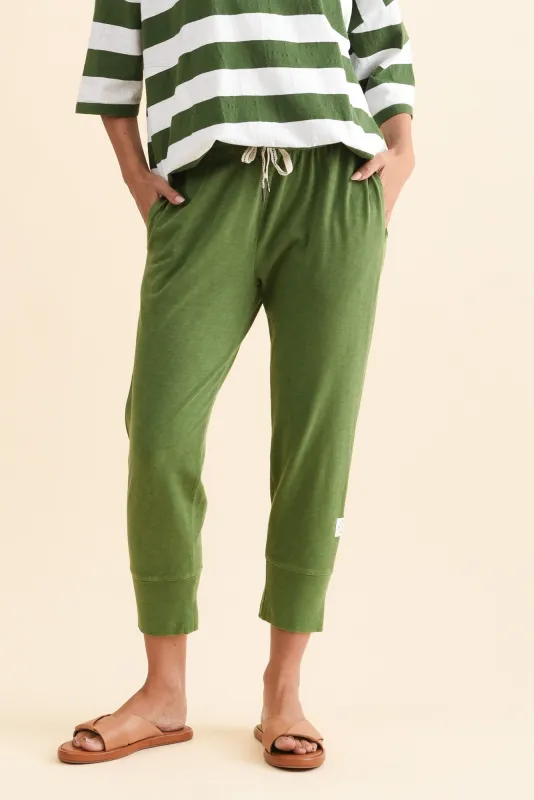 Fundamental Brunch Olive Cotton Sweatpants sold by Blue Bungalow