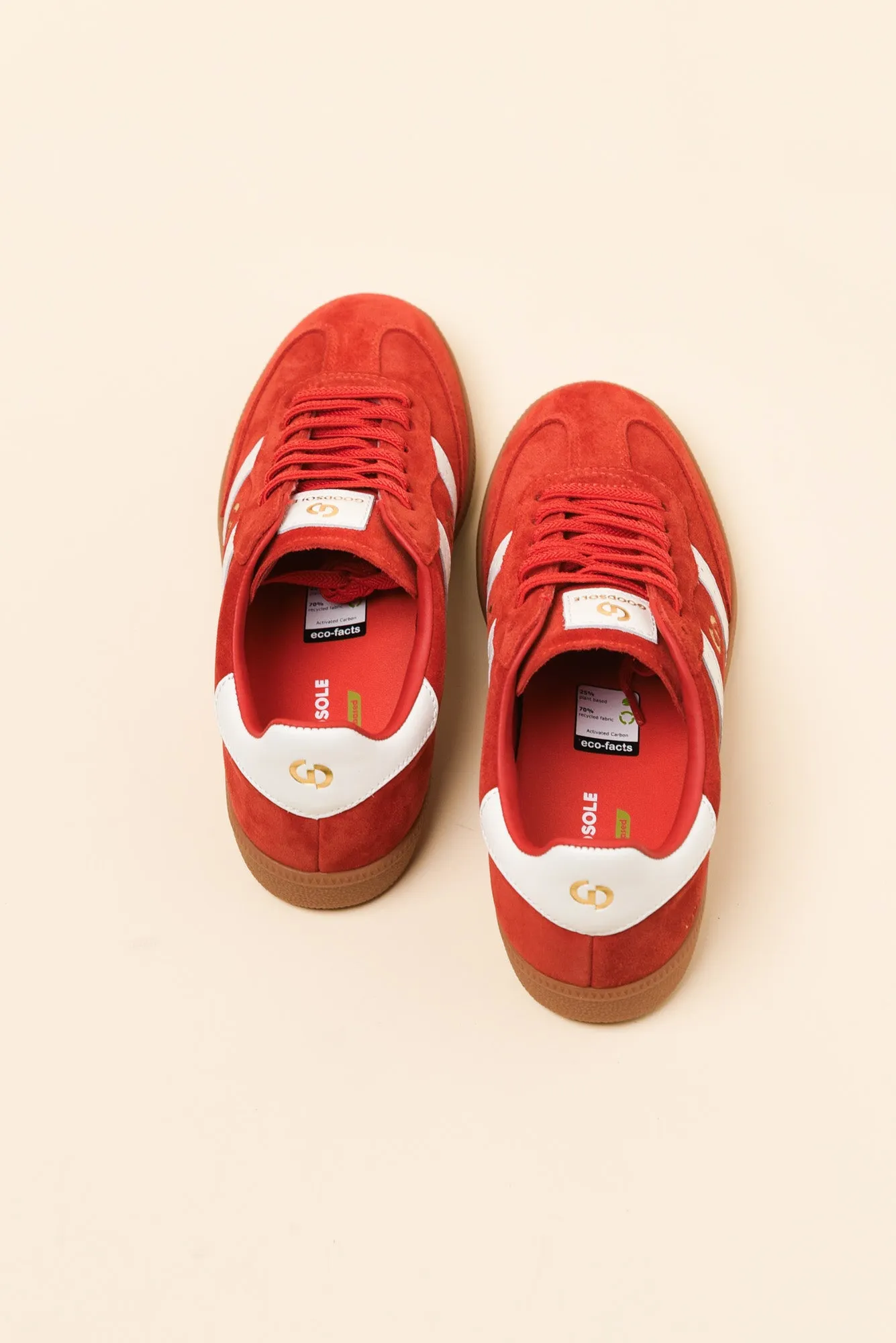 Parallel Red Contrast Suede Sneaker sold by Blue Bungalow product image thumbnail 5