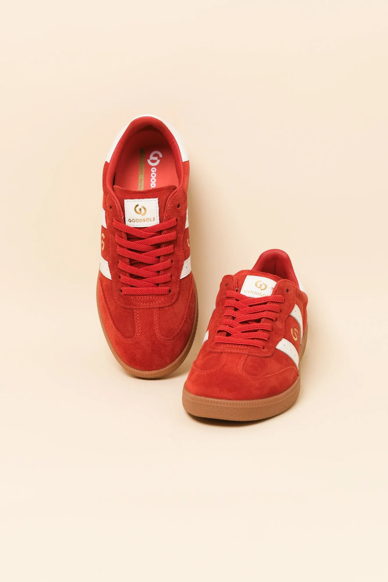 Parallel Red Contrast Suede Sneaker sold by Blue Bungalow product image thumbnail 2