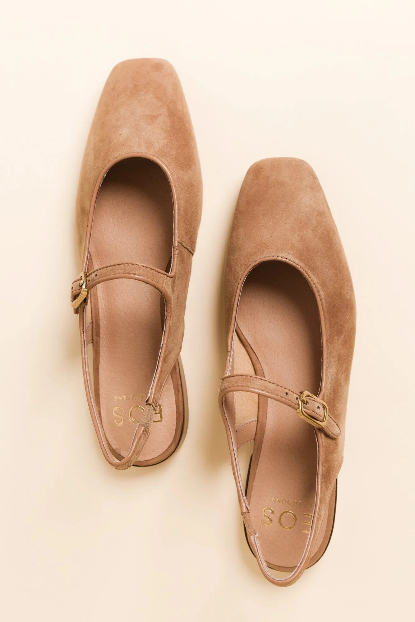 Sophina Camel Suede Slingback Mule sold by Blue Bungalow product image thumbnail 4