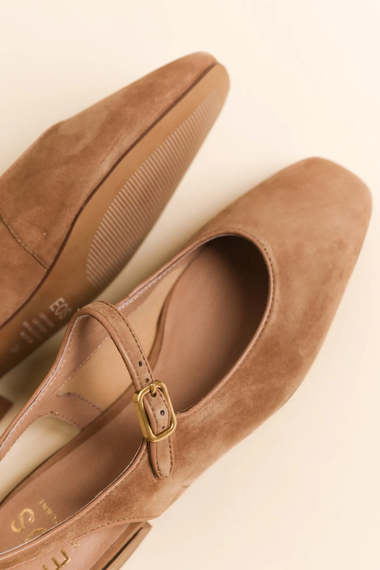 Sophina Camel Suede Slingback Mule sold by Blue Bungalow product image thumbnail 3