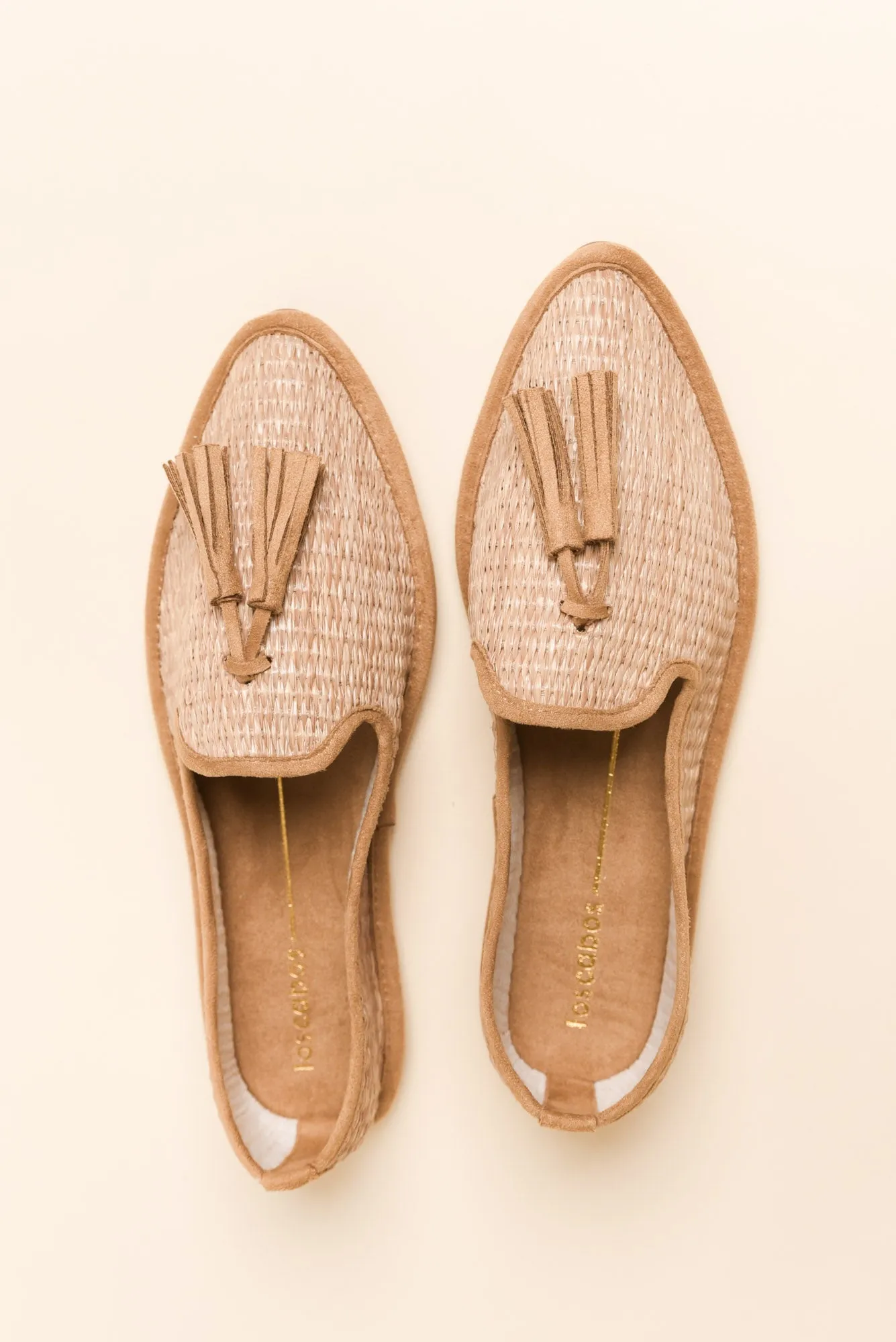 Jia Camel Raffia Tassel Loafer sold by Blue Bungalow product image thumbnail 4