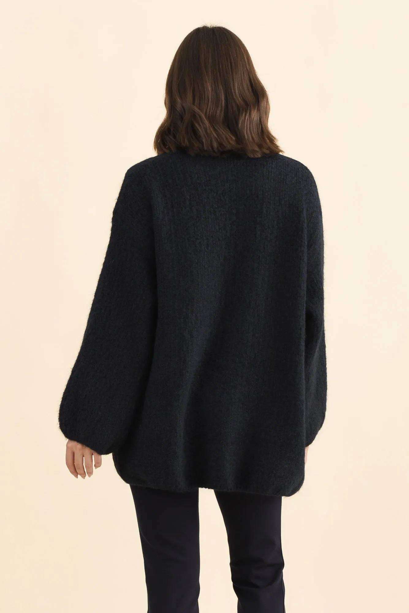 Pearson Navy Knit Cardigan sold by Blue Bungalow product image thumbnail 4