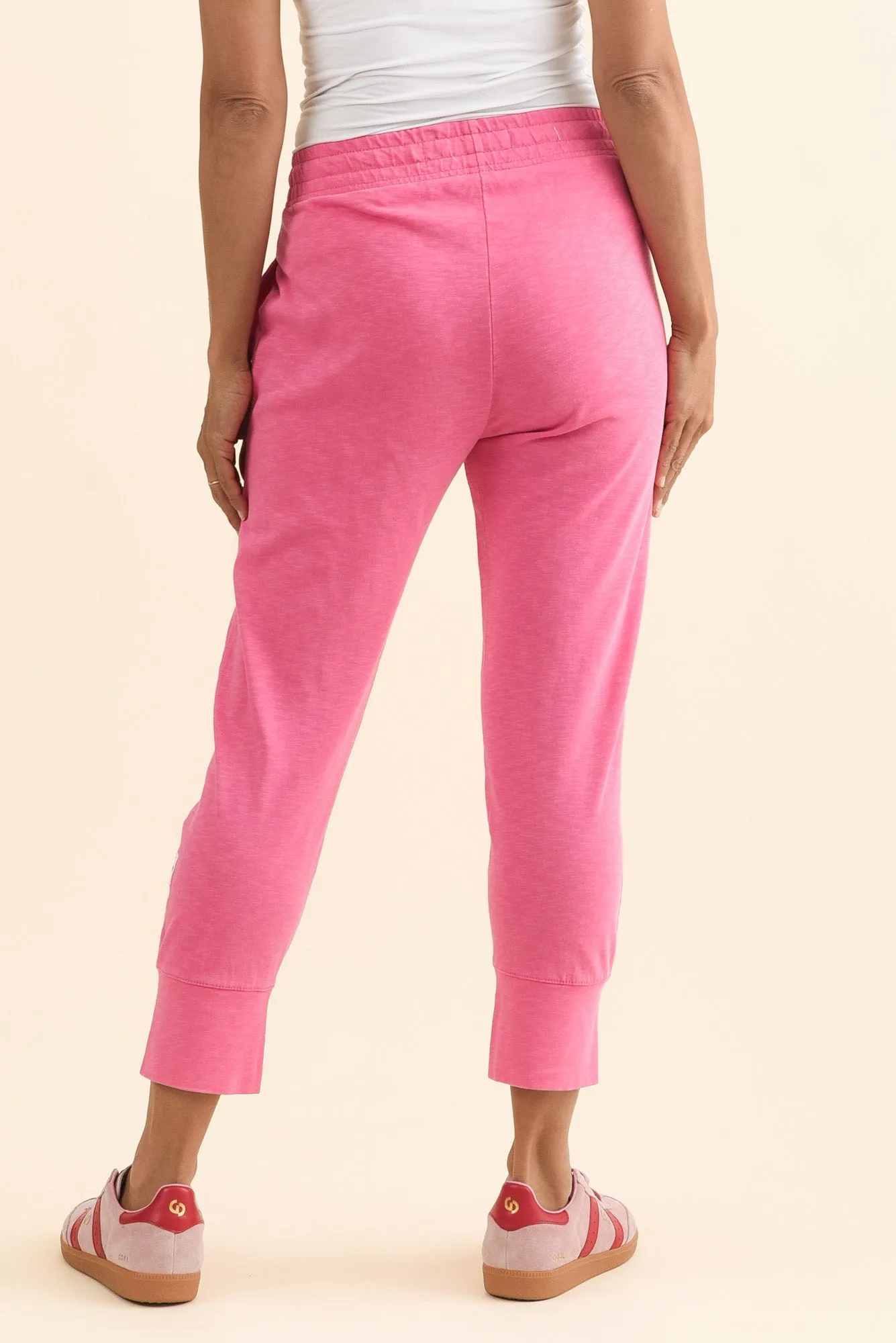 Fundamental Brunch Hot Pink Cotton Sweatpants sold by Blue Bungalow product image thumbnail 4