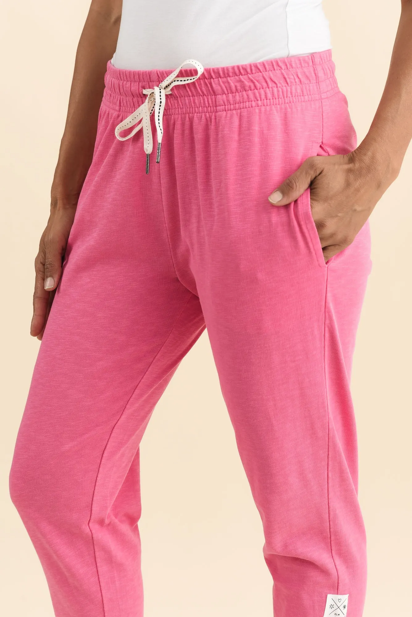 Fundamental Brunch Hot Pink Cotton Sweatpants sold by Blue Bungalow product image thumbnail 5