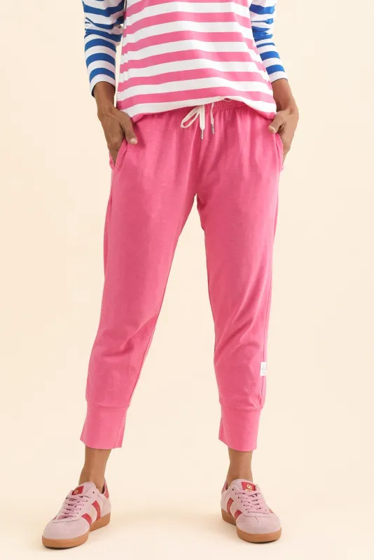 Fundamental Brunch Hot Pink Cotton Sweatpants made by Elm Lifestyle