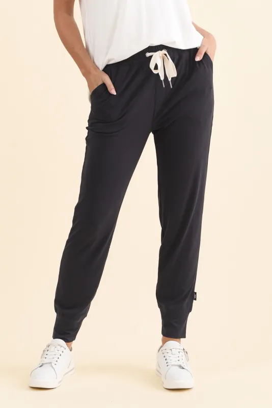 Freedom Dark Navy Drawstring Sweatpants made by Elm Lifestyle