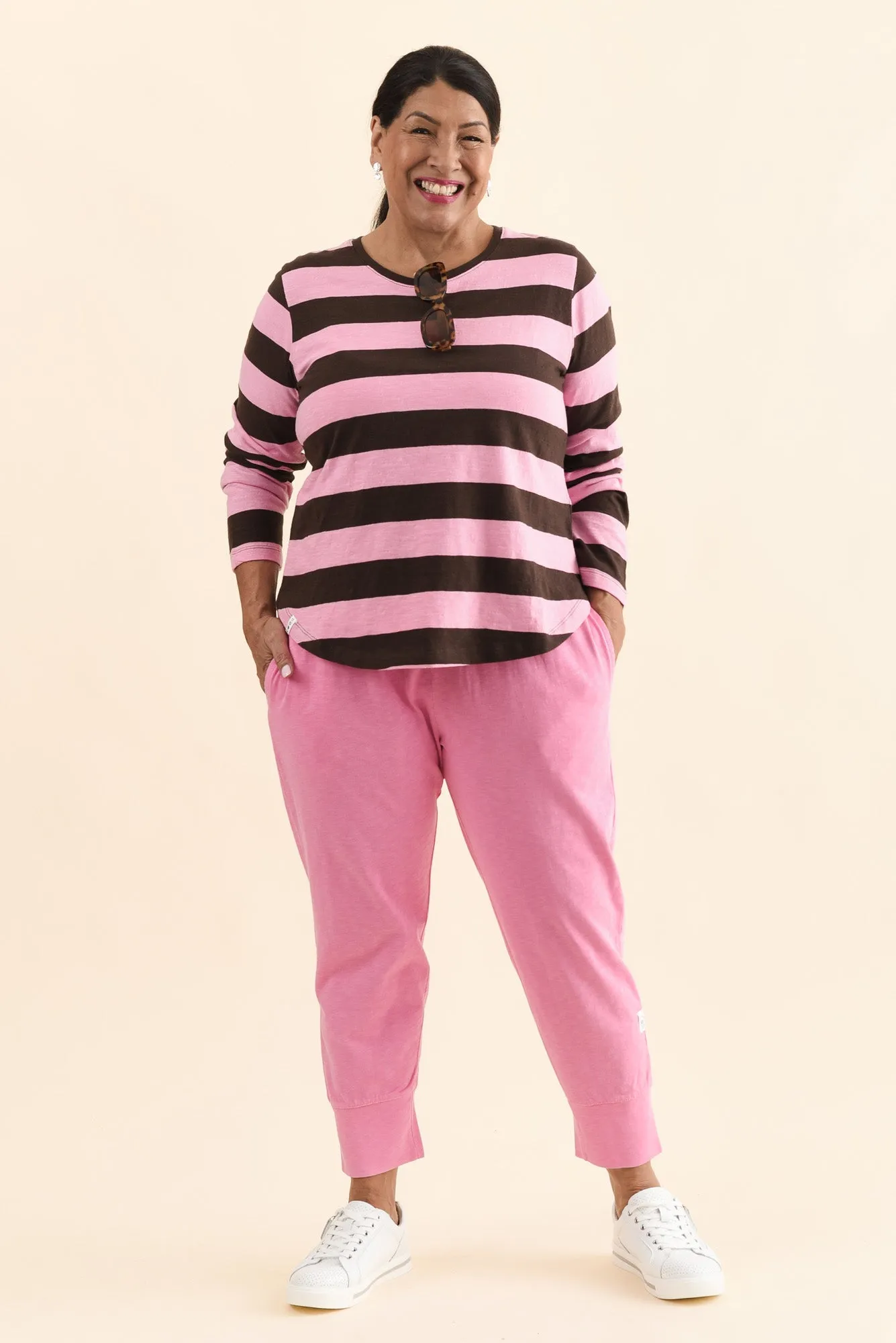 Fundamental Brunch Pink Cotton Sweatpants sold by Blue Bungalow product image thumbnail 2