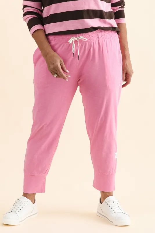 Fundamental Brunch Pink Cotton Sweatpants made by Elm Lifestyle