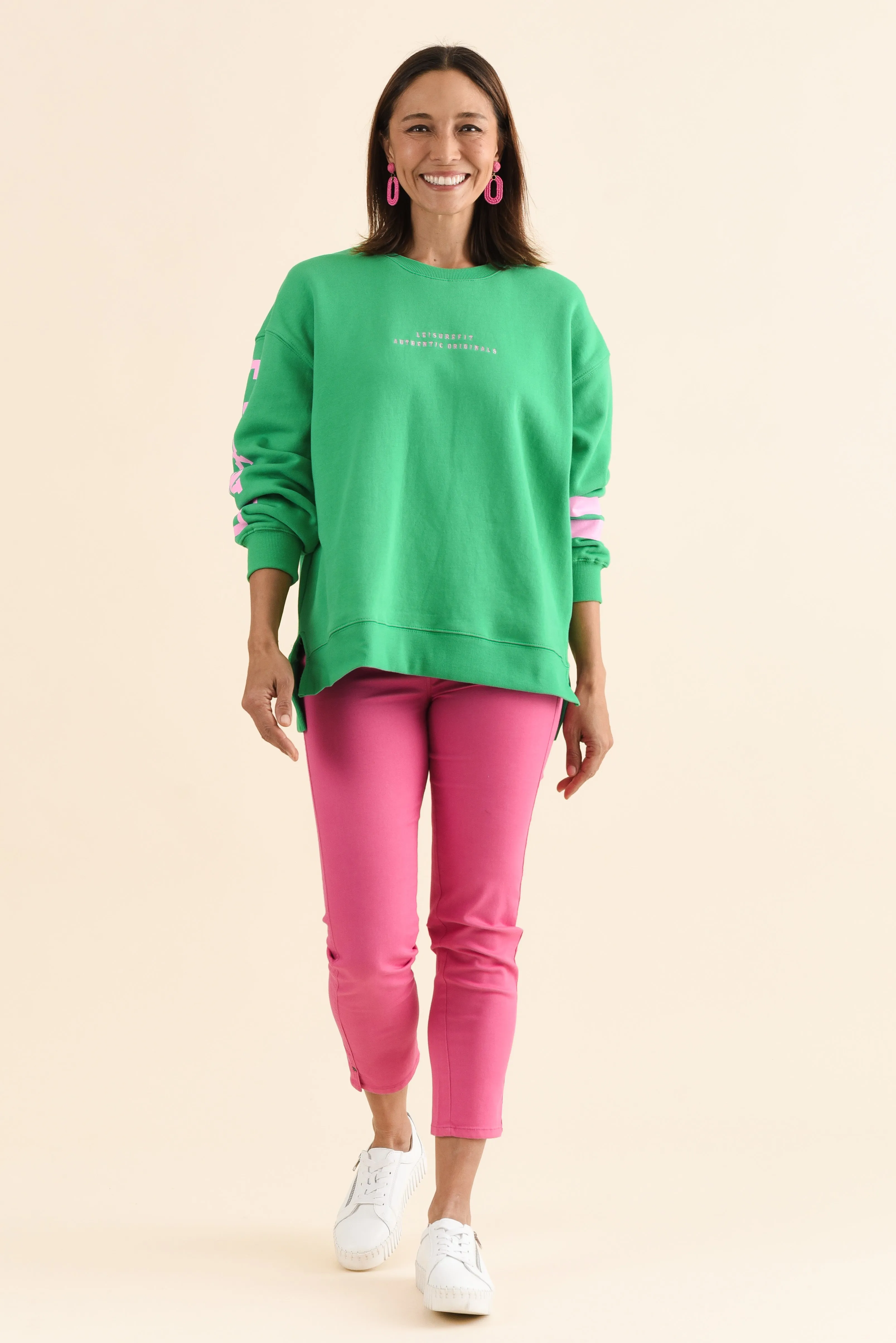 Origin Green Cotton Crewneck Sweatshirt sold by Blue Bungalow product image thumbnail 2