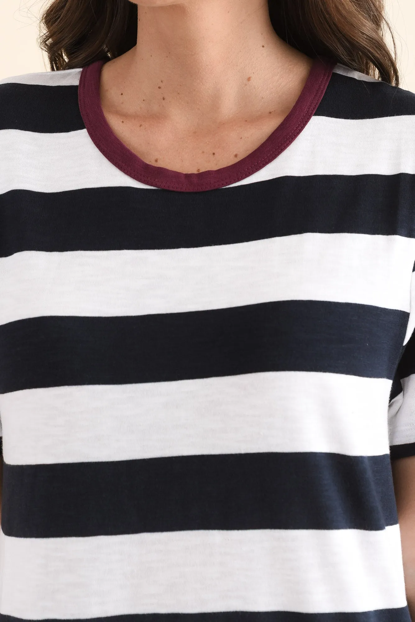 Tallow Navy Stripe Pocket Dress sold by Blue Bungalow product image thumbnail 5