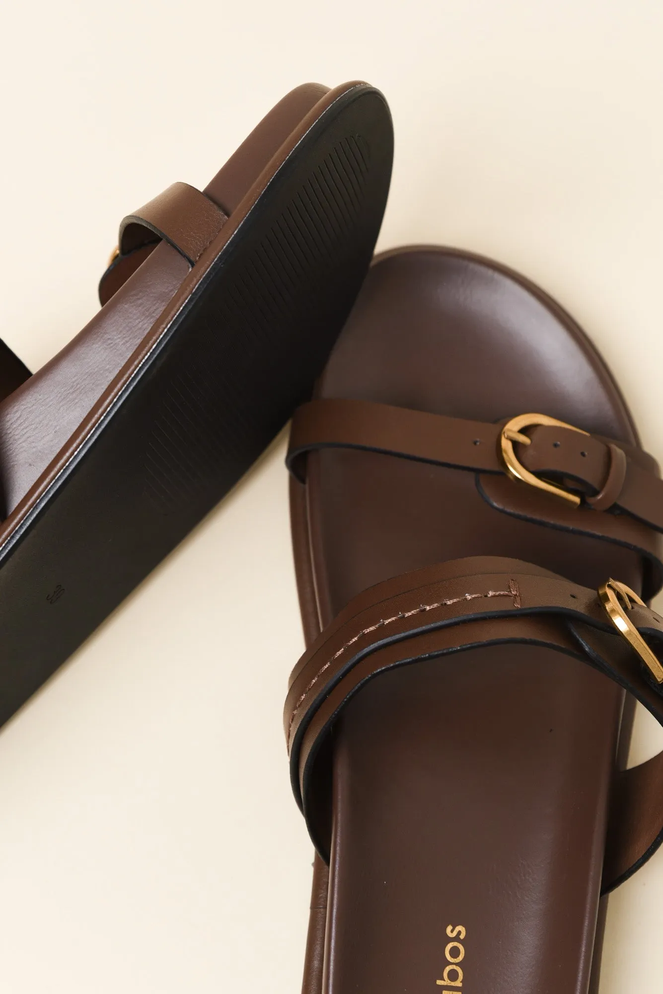 Valise Chocolate Buckle Slide sold by Blue Bungalow product image thumbnail 3