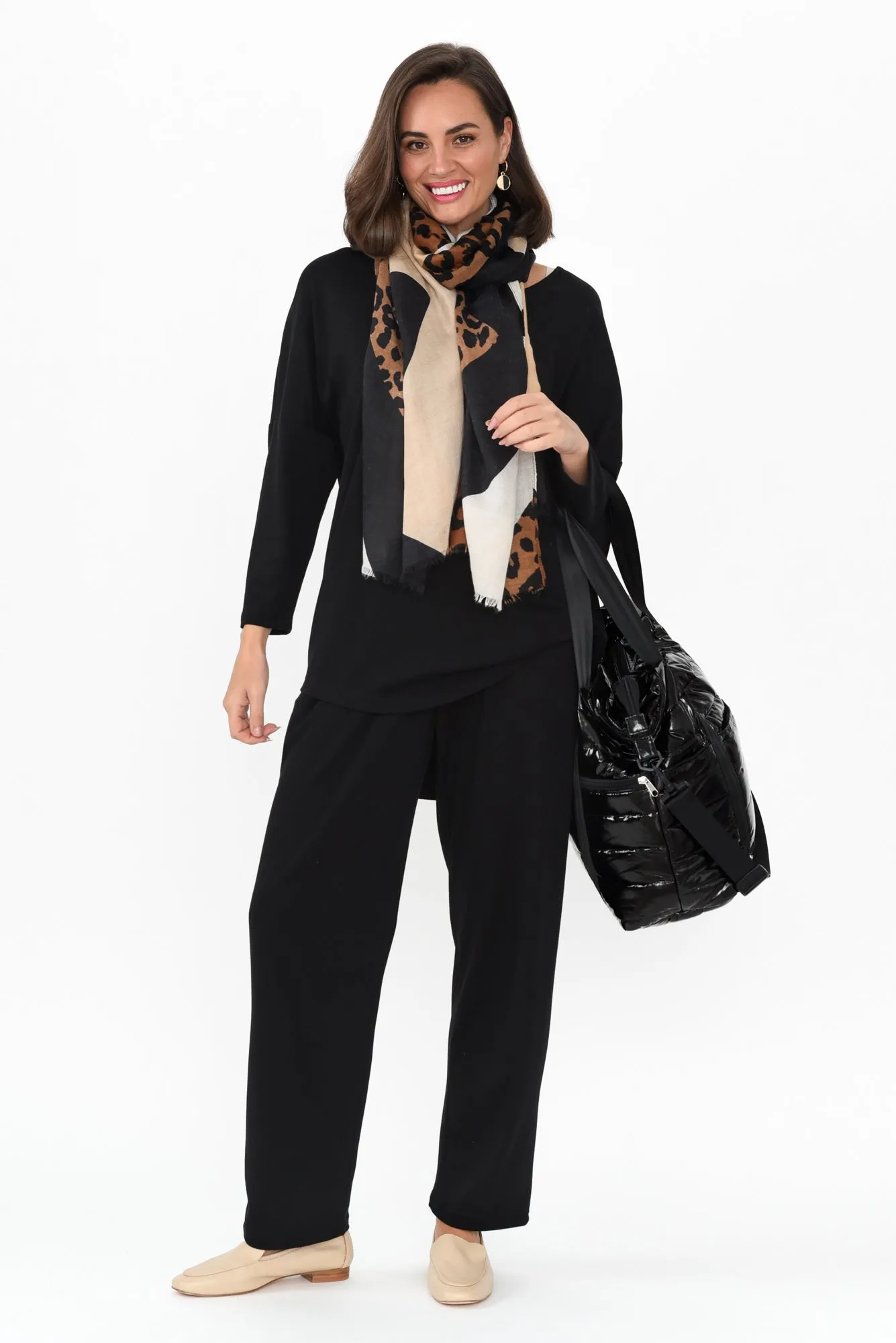 Chaplin Black Stretch Pants sold by Blue Bungalow product image thumbnail 2