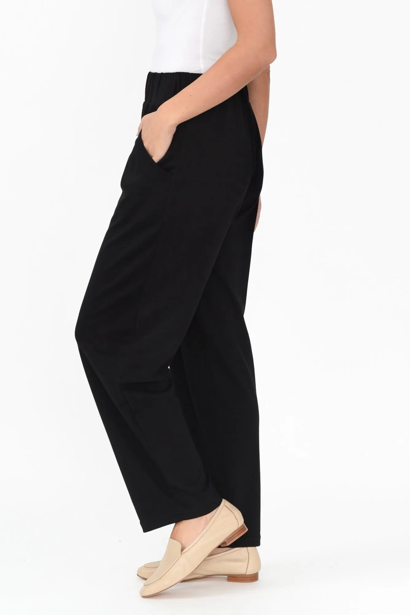 Chaplin Black Stretch Pants sold by Blue Bungalow product image thumbnail 4