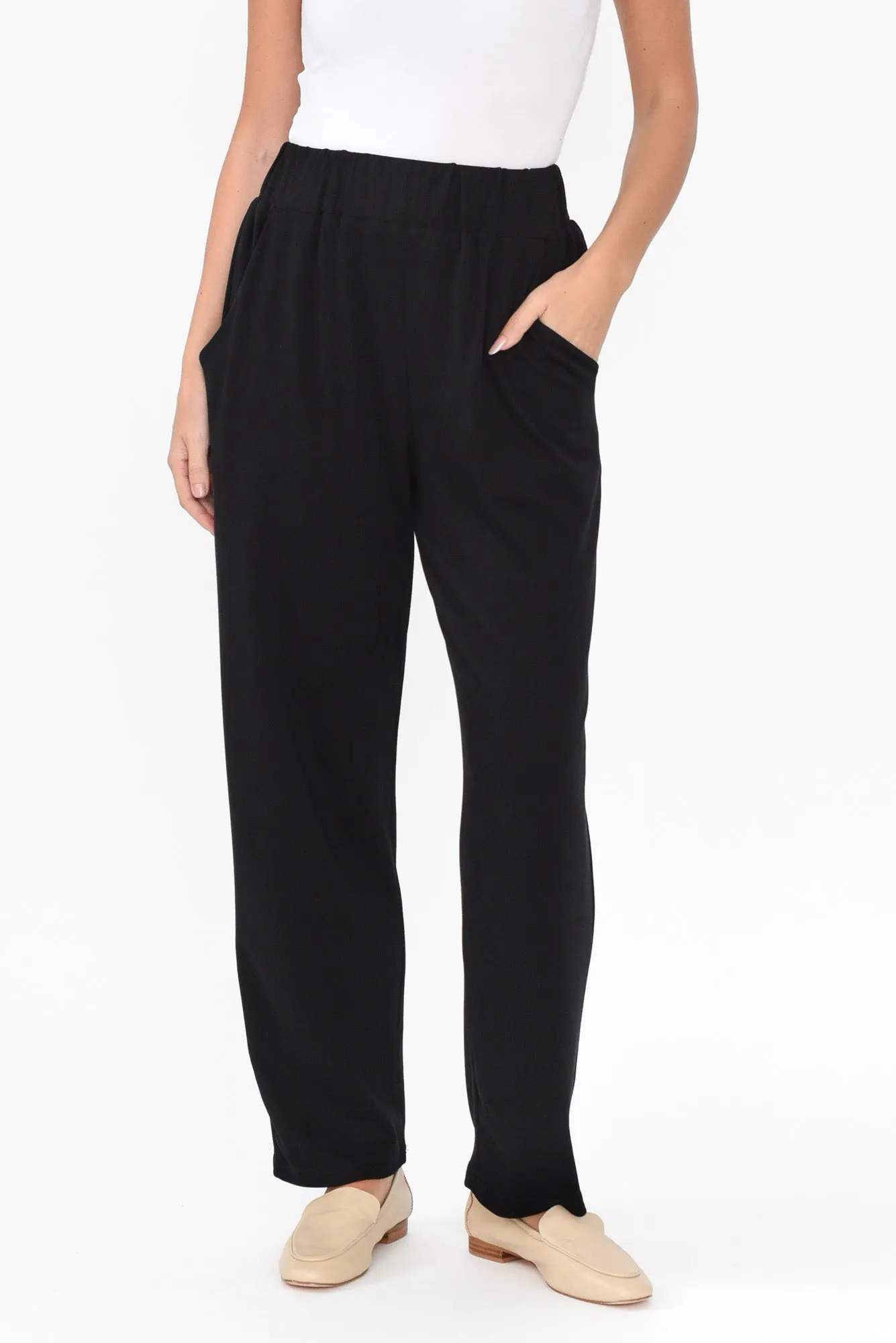 Chaplin Black Stretch Pants sold by Blue Bungalow