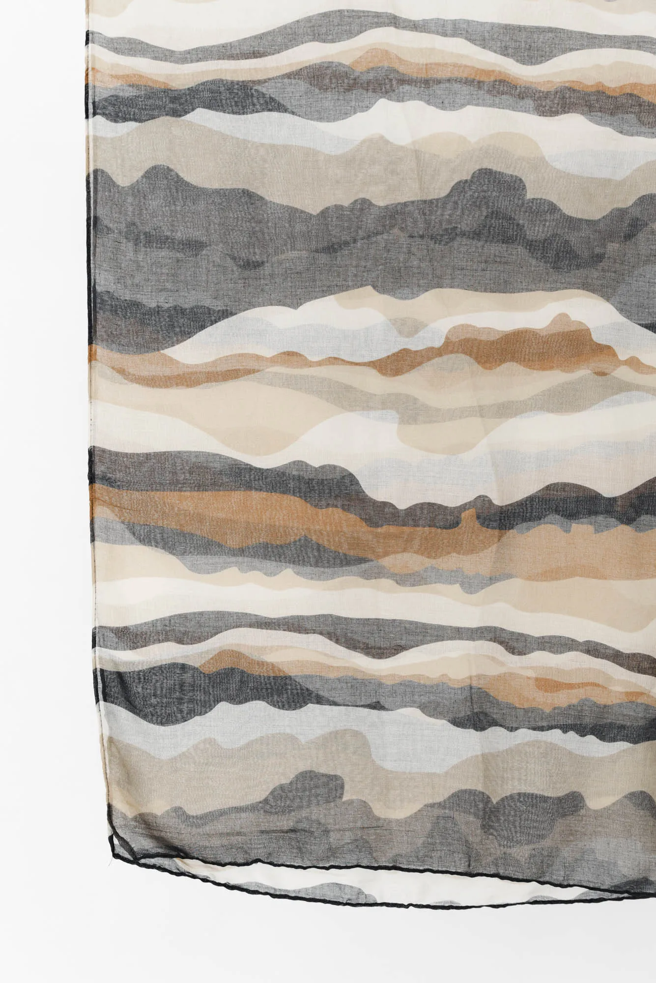 Jora Mocha Stripe Scarf sold by Blue Bungalow product image thumbnail 3