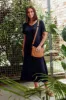 Bray Tan Woven Crossbody Bag sold by Blue Bungalow
