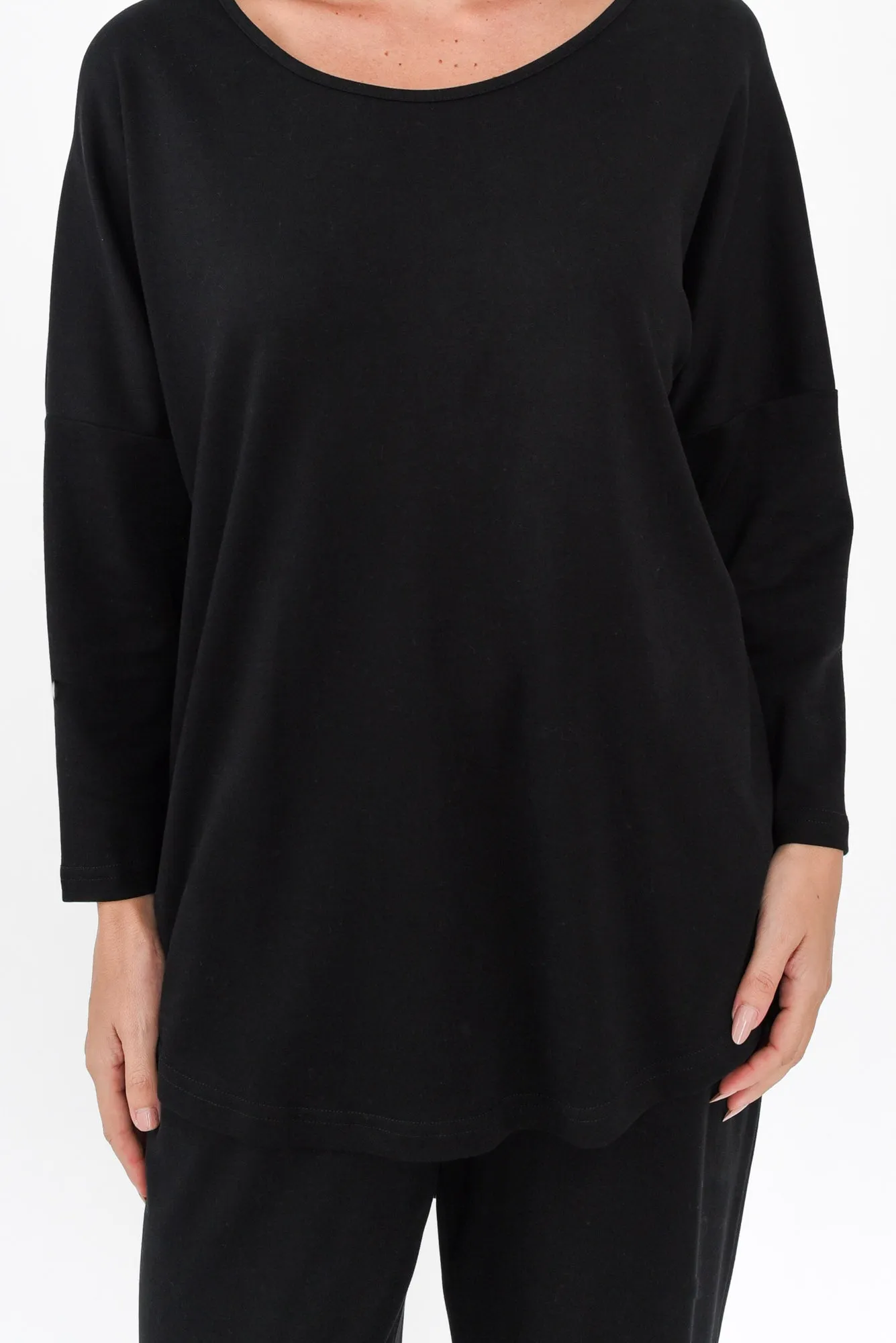 Merlin Black Long Sleeve Top sold by Blue Bungalow product image thumbnail 5