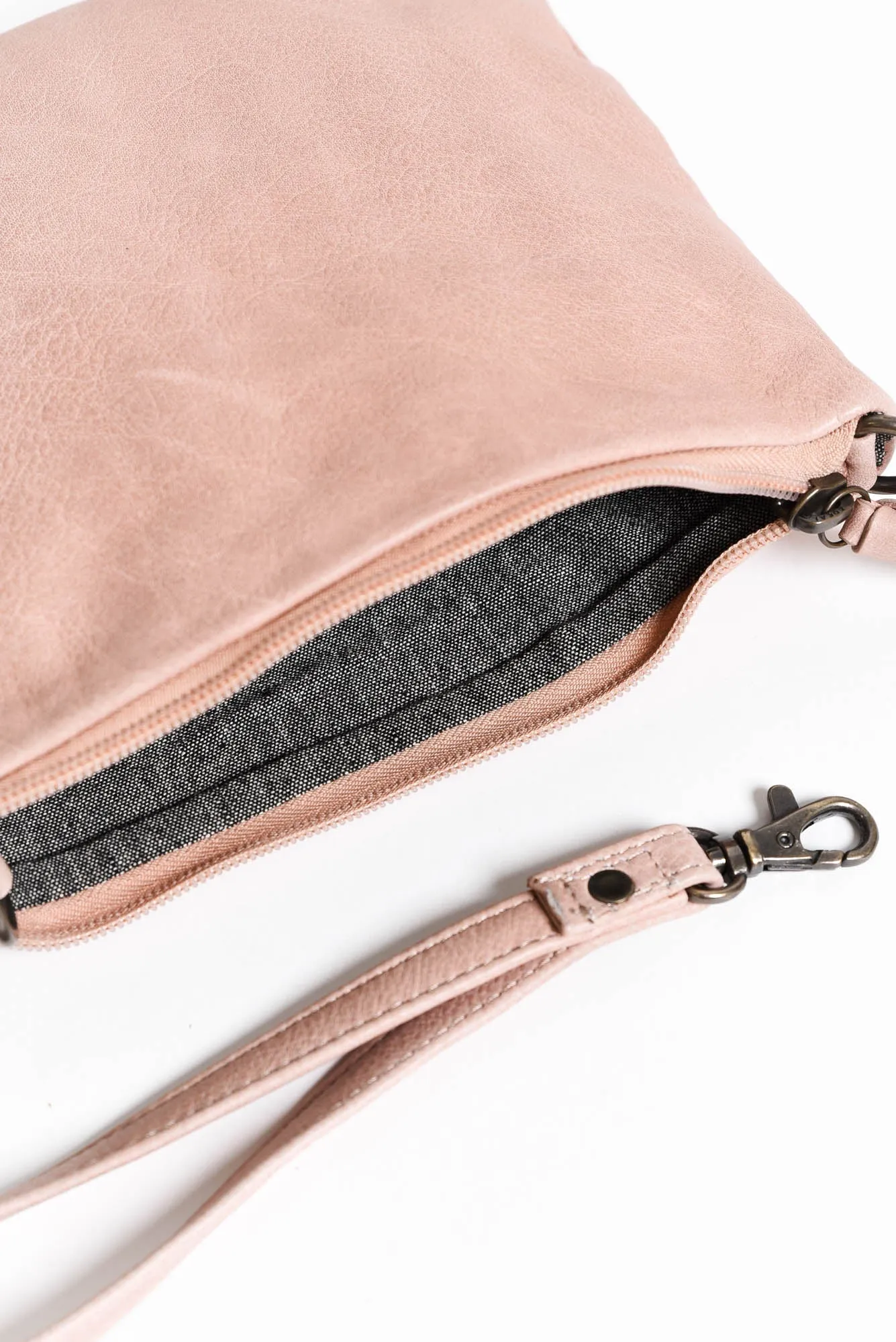 Leena Pink Leather Crossbody Bag sold by Blue Bungalow product image thumbnail 2