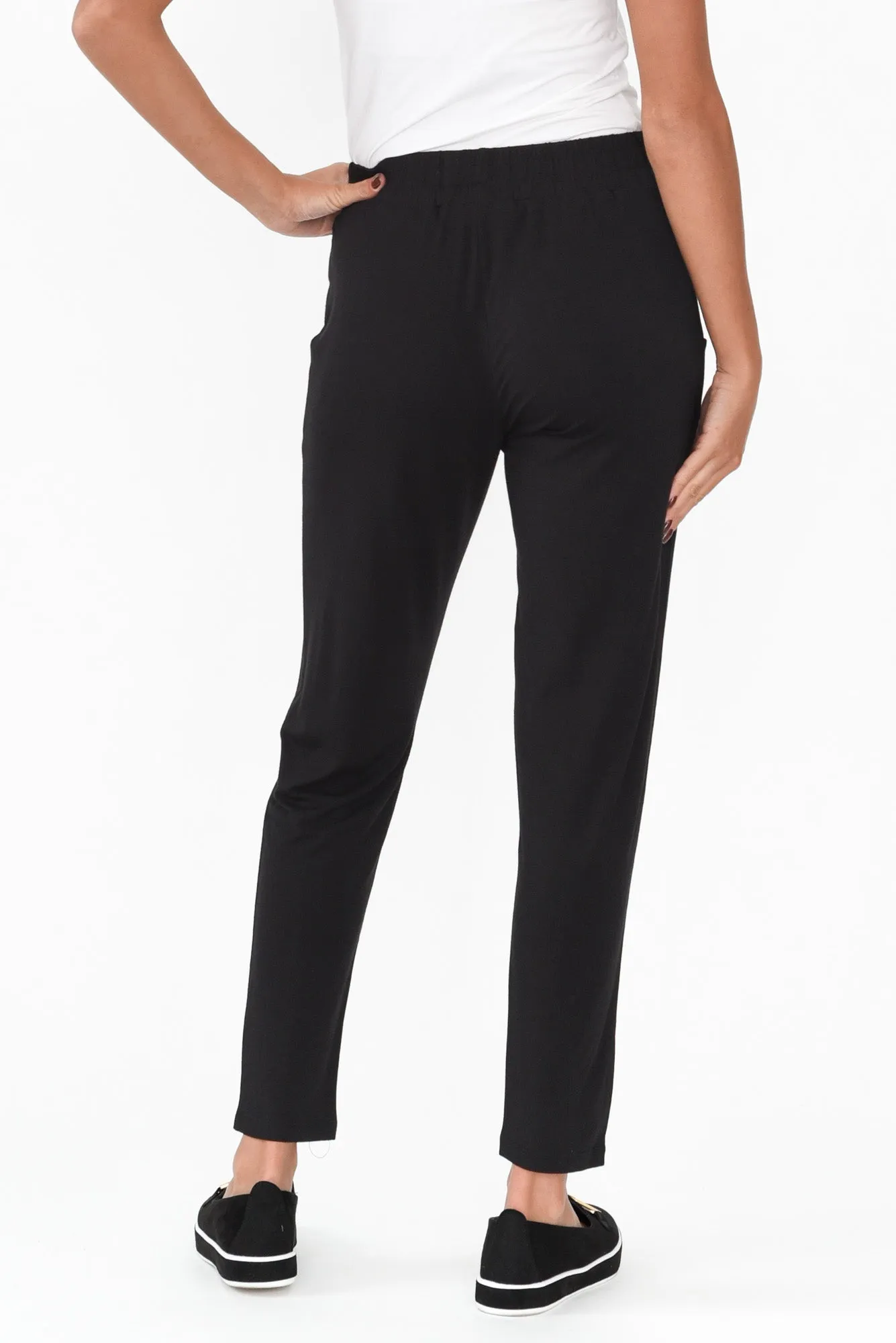 Percy Black Bamboo Pocket Pants sold by Blue Bungalow product image thumbnail 4