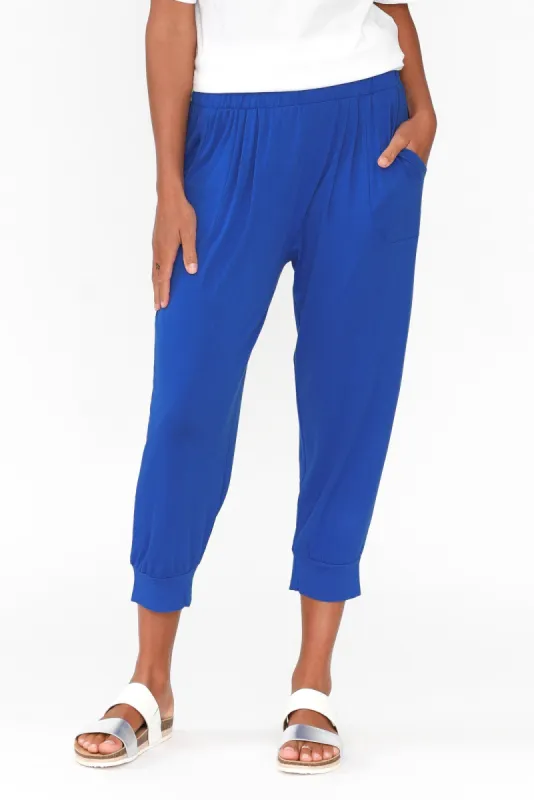 Cobalt Tokyo Slouch Pants sold by Blue Bungalow