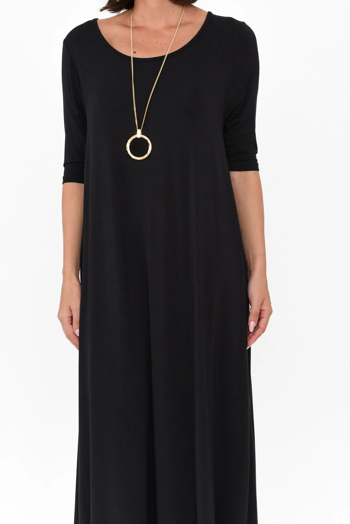 Marlene Black Bamboo Dress sold by Blue Bungalow product image thumbnail 5