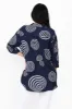 Fergus Blue Circle Cotton Blend Shirt sold by Blue Bungalow