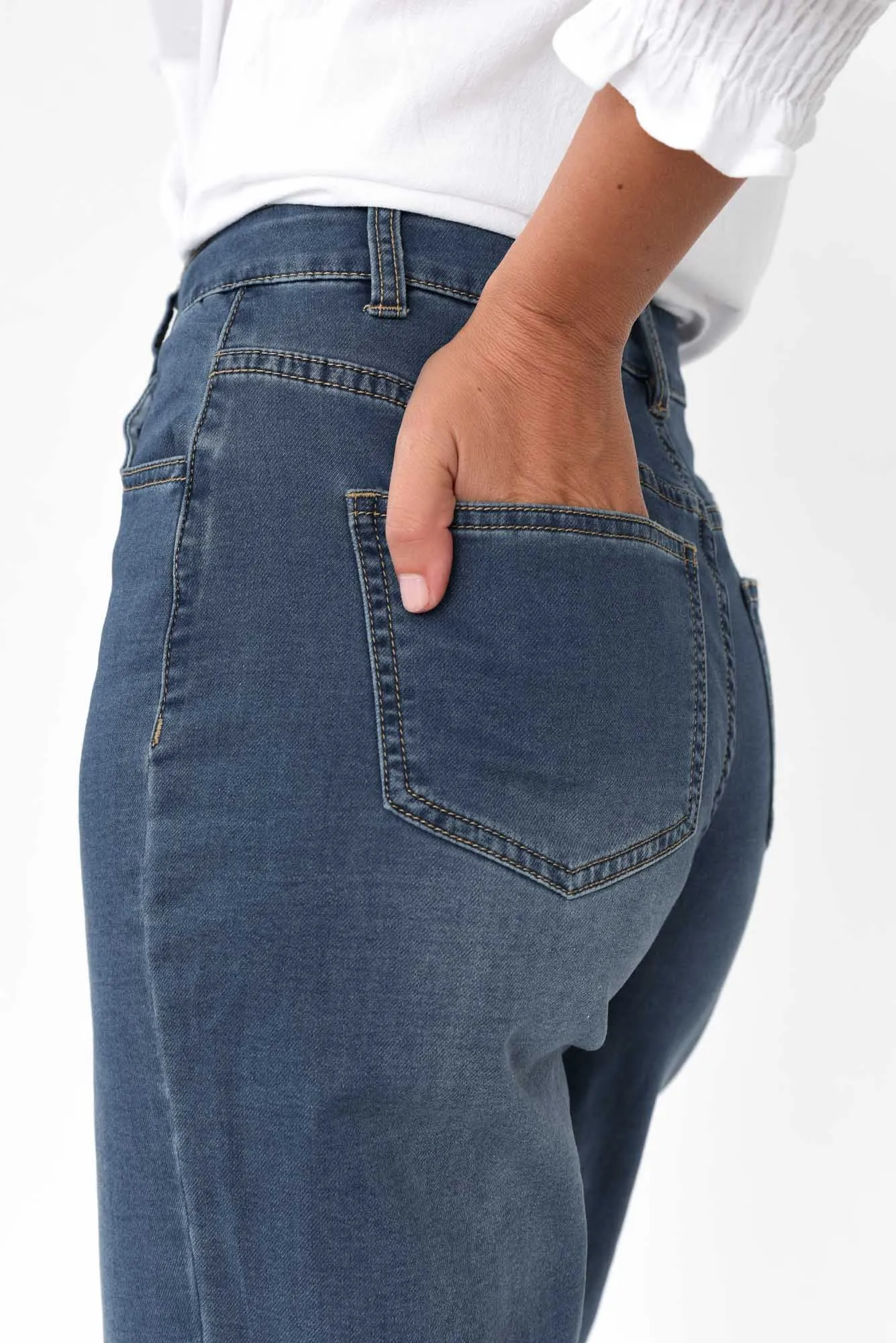 Winnie Blue Wide Leg Jeans sold by Blue Bungalow product image thumbnail 5