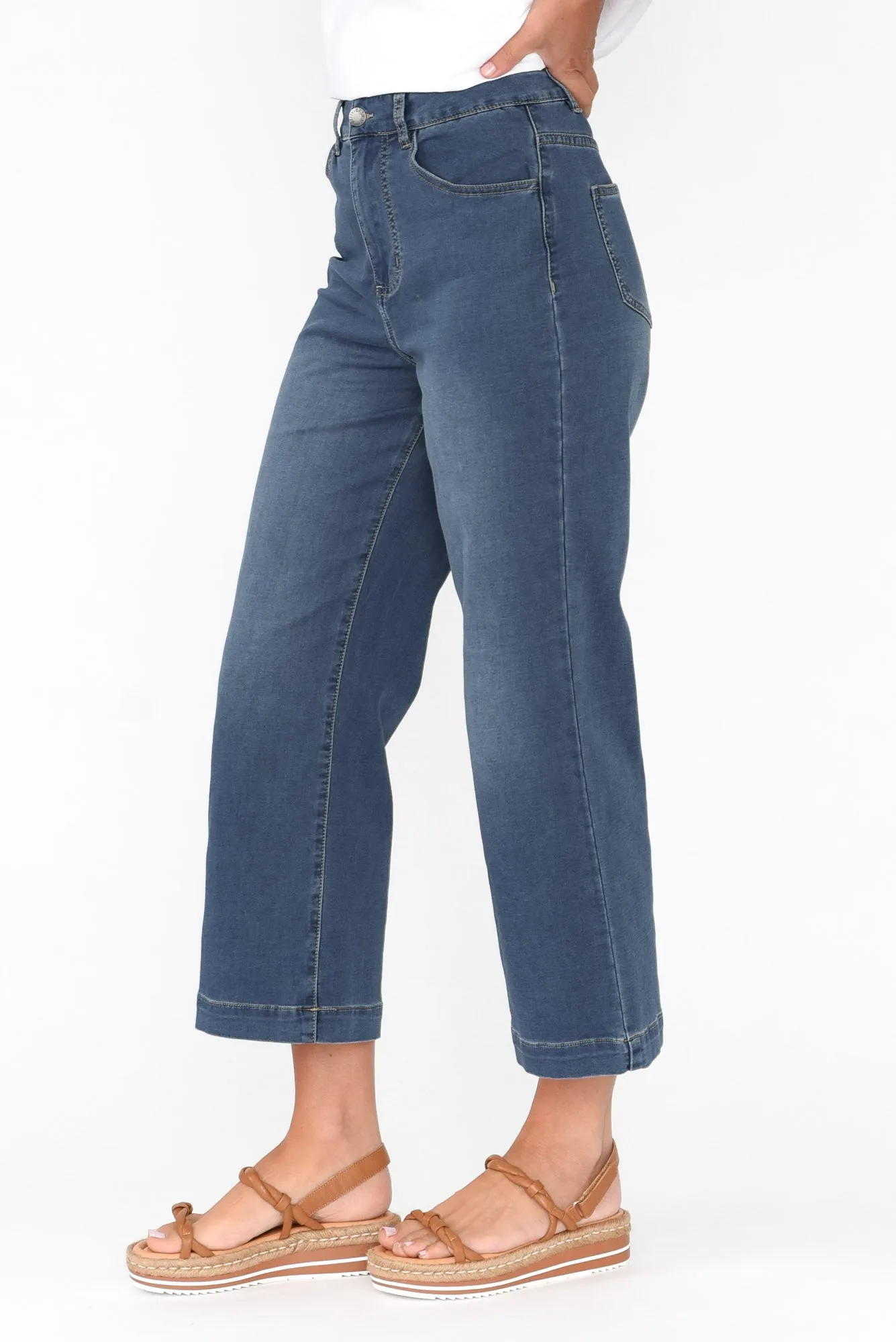Winnie Blue Wide Leg Jeans sold by Blue Bungalow product image thumbnail 3