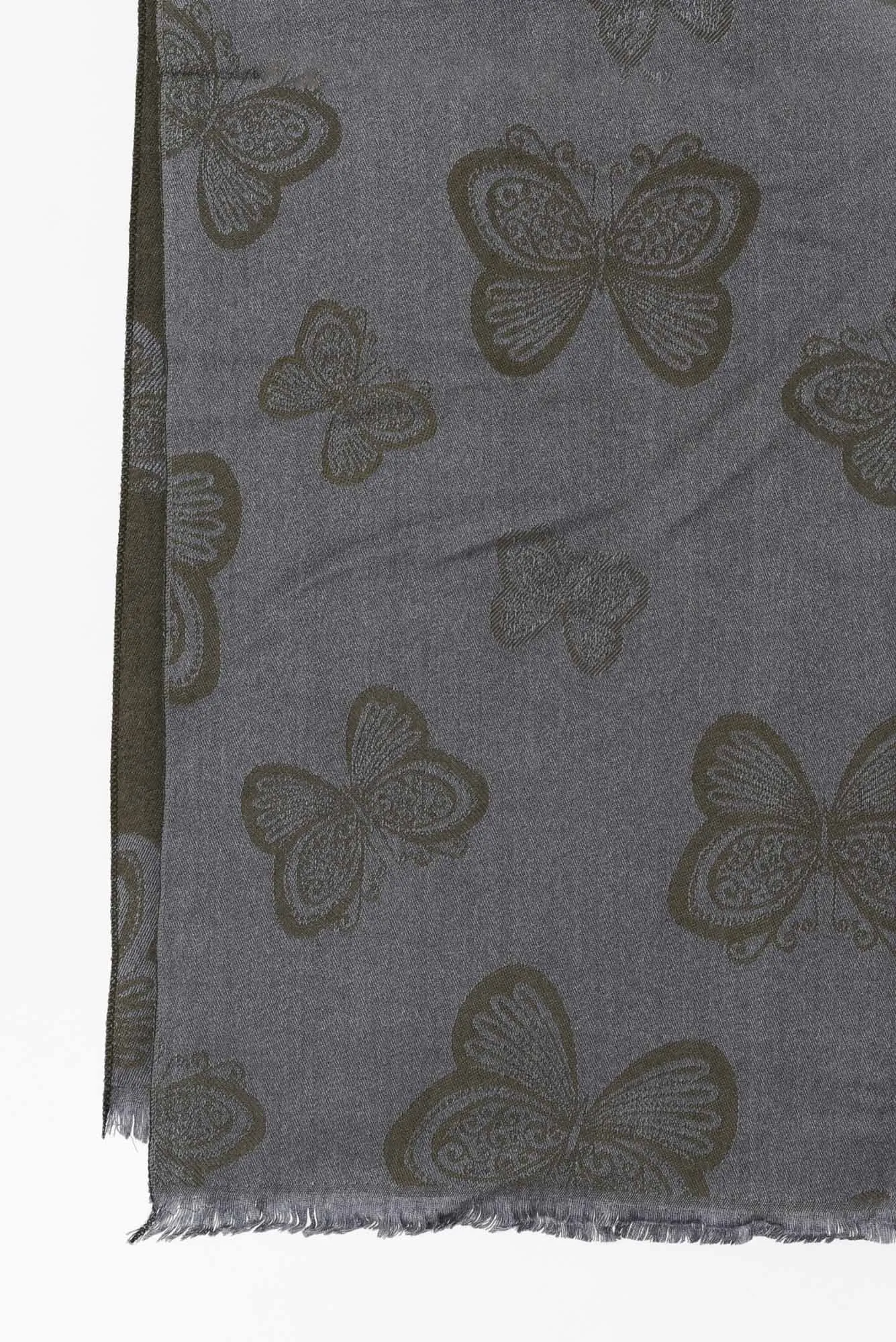 Gania Khaki Butterfly Scarf sold by Blue Bungalow product image thumbnail 3