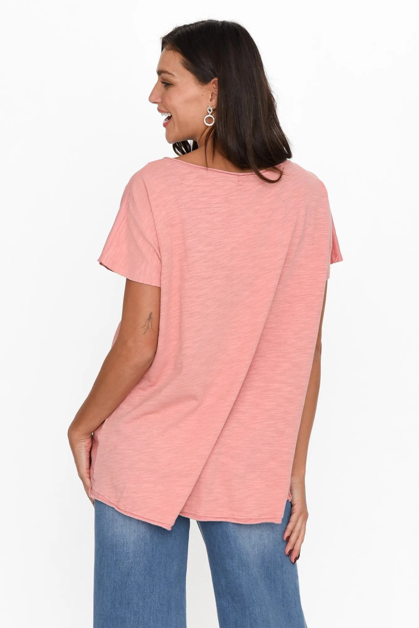 Kassidy Pink Star Sequin Tee sold by Blue Bungalow product image thumbnail 5