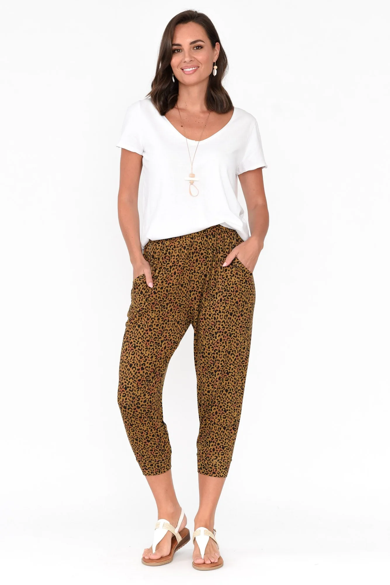 Brown Animal Tokyo Slouch Pants sold by Blue Bungalow product image thumbnail 5
