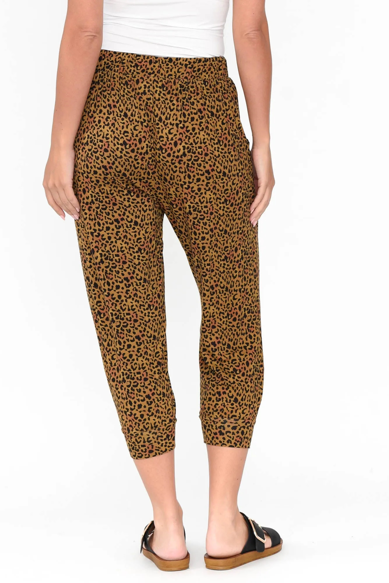 Brown Animal Tokyo Slouch Pants sold by Blue Bungalow product image thumbnail 4