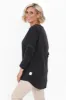 Fundamental Washed Black Cotton Rib Sleeved Top sold by Blue Bungalow
