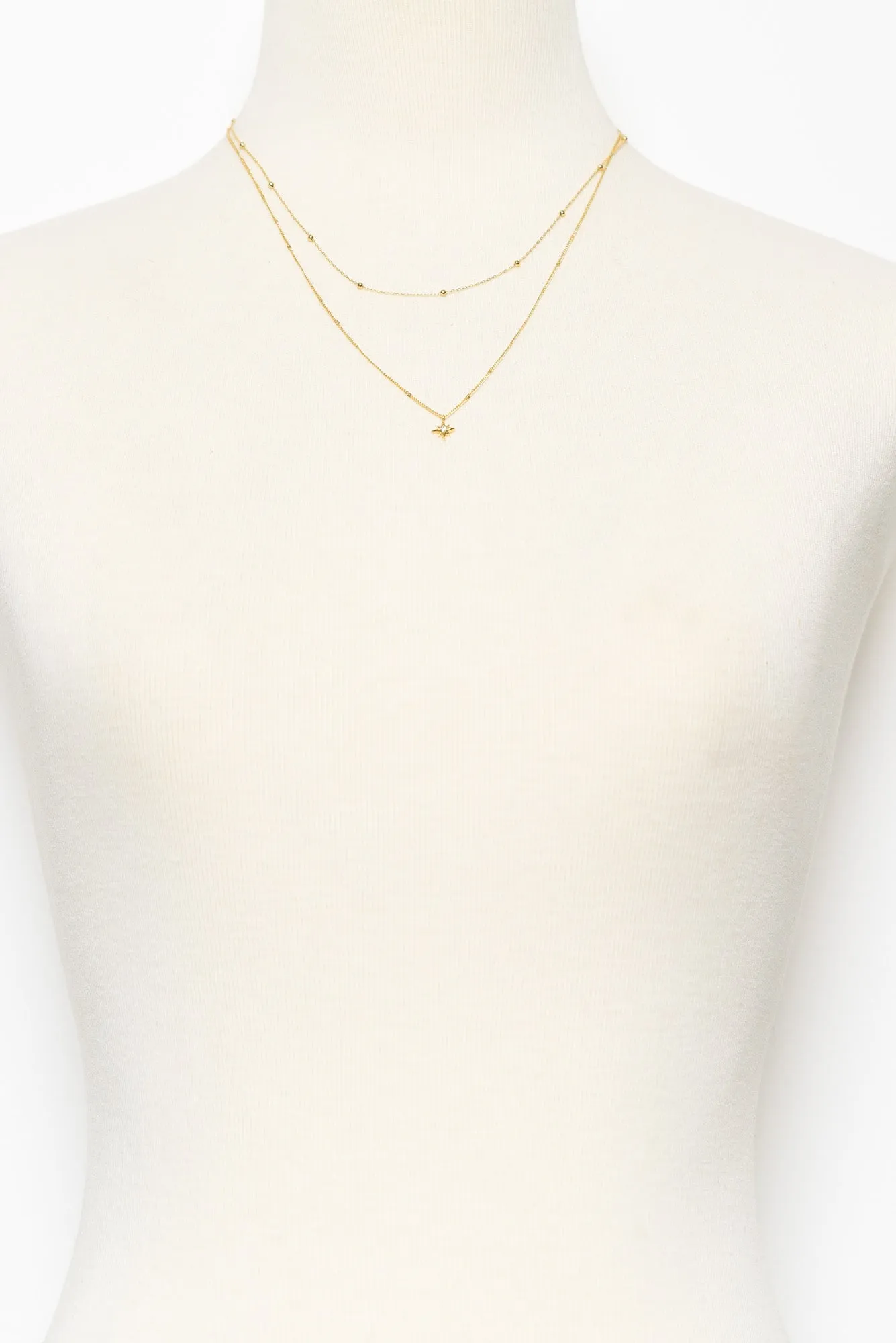 Wret Gold Star Necklace sold by Blue Bungalow product image thumbnail 2